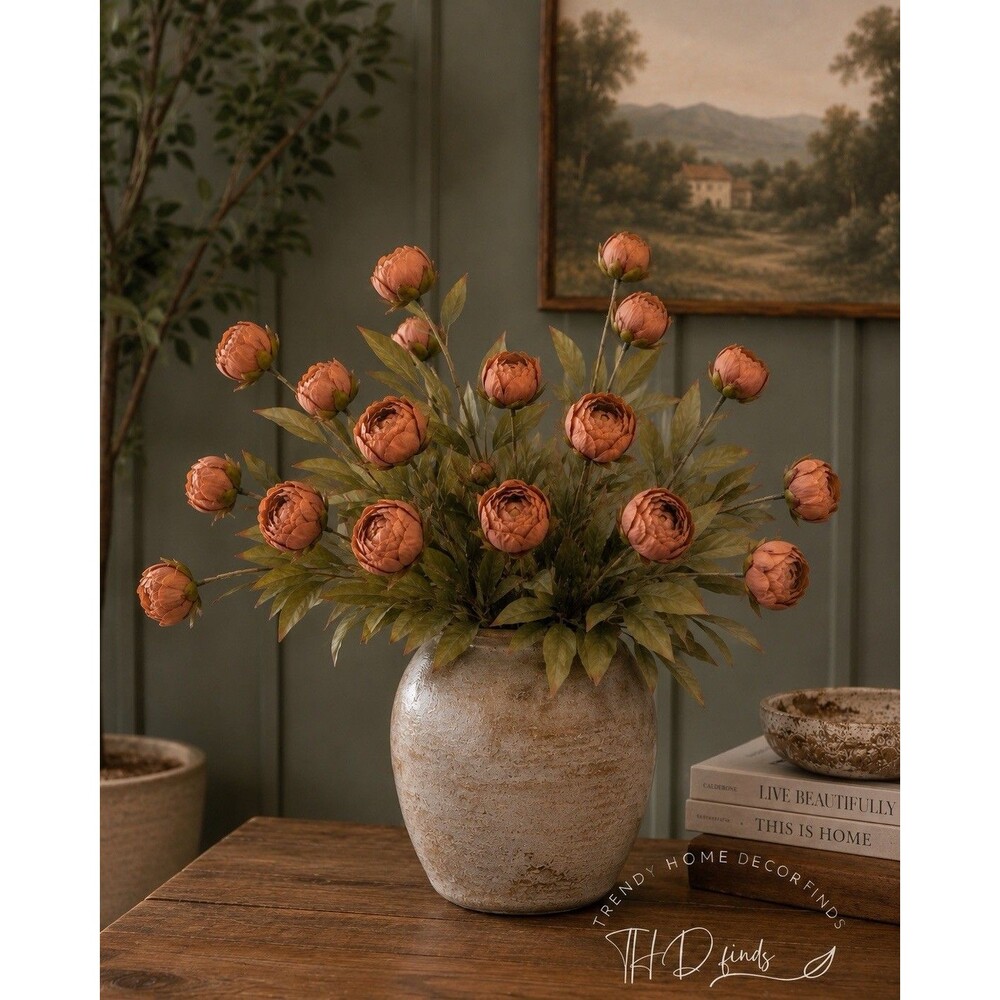 5 Ashland Michael’s Peony Stems In Brown Viral RARE